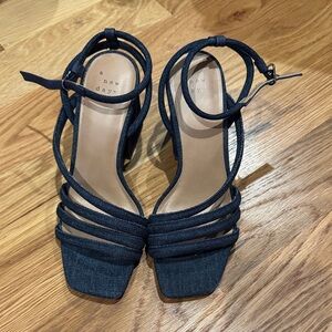 Denim Sandals